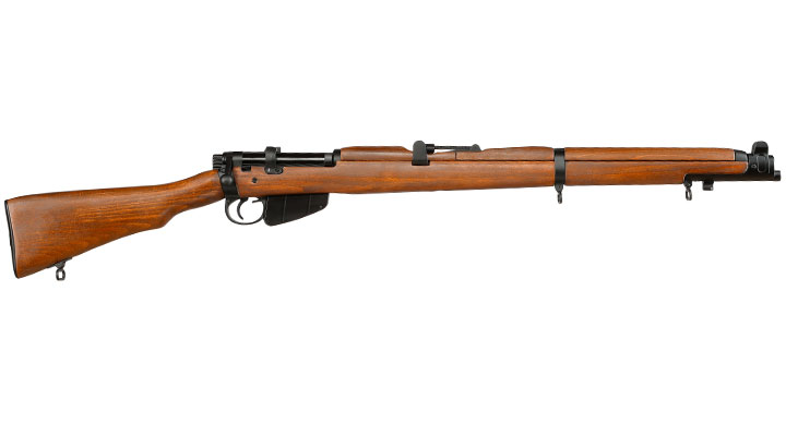 Double Bell Airsoft Lee-Enf. SMLE No.1 MK3 Bolt-Action Springer Gewehr mit Hlsenauswurf 6mm BB Echtholz-Version Bild 2