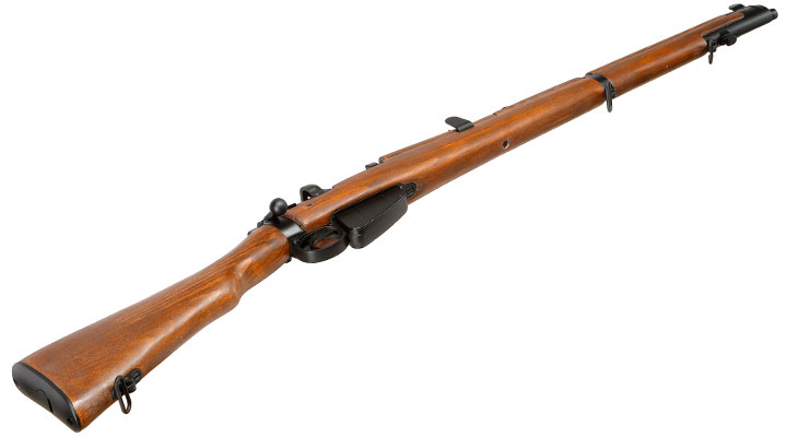 Double Bell Airsoft Lee-Enf. SMLE No.1 MK3 Bolt-Action Springer Gewehr mit Hlsenauswurf 6mm BB Echtholz-Version Bild 4