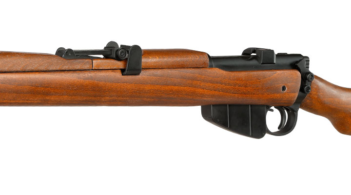 Double Bell Airsoft Lee-Enf. SMLE No.1 MK3 Bolt-Action Springer Gewehr mit Hlsenauswurf 6mm BB Echtholz-Version Bild 7