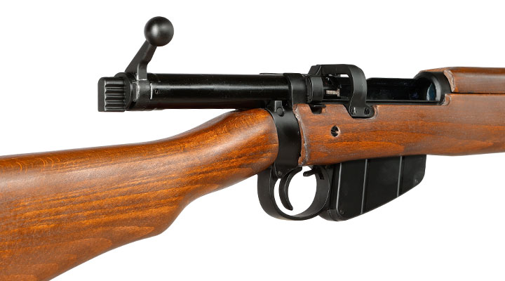 Double Bell Airsoft Lee-Enf. SMLE No.1 MK3 Bolt-Action Springer Gewehr mit Hlsenauswurf 6mm BB Echtholz-Version Bild 9