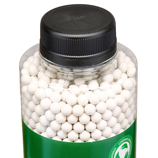 ASG Alpha Blaster Bio PLA Grade IV Precision BBs 0,32g 3.300er Flasche weiss Bild 3