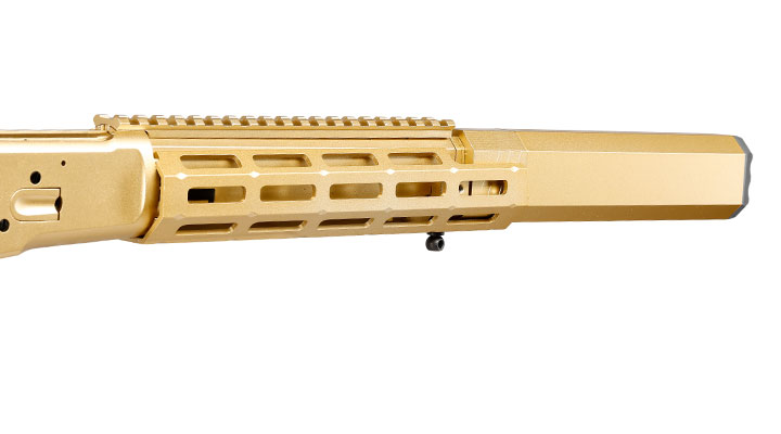 A&K M1873R Medium LOCK Unterhebelrepetiergewehr Gas-Bolt-Action 6mm BB gold - Echtholz Version Bild 10
