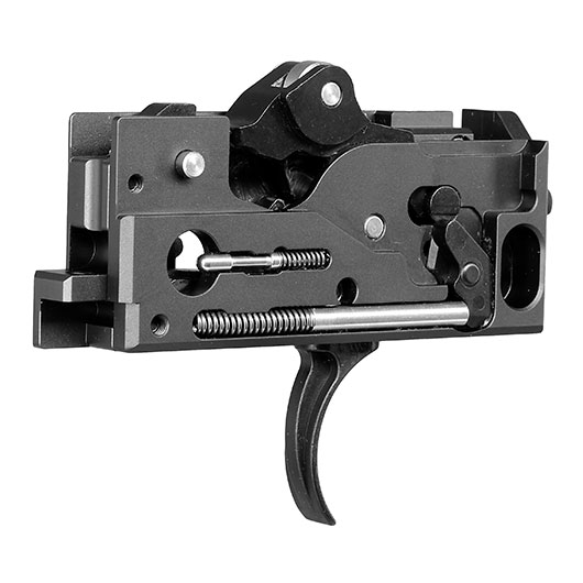 Guns Modify CNC Evo Aluminium Abzugseinheit mit Stahl Innenteile f. Tokyo Marui M4 MWS GBB Serie grau Bild 2
