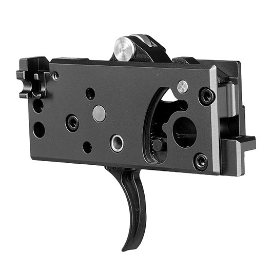 Guns Modify CNC Evo Aluminium Abzugseinheit mit Stahl Innenteile f. Tokyo Marui M4 MWS GBB Serie grau Bild 3