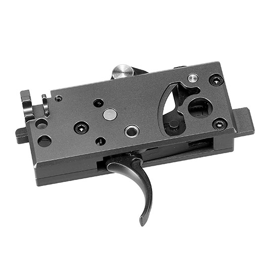 Guns Modify CNC Evo Aluminium Abzugseinheit mit Stahl Innenteile f. Tokyo Marui M4 MWS GBB Serie grau Bild 6