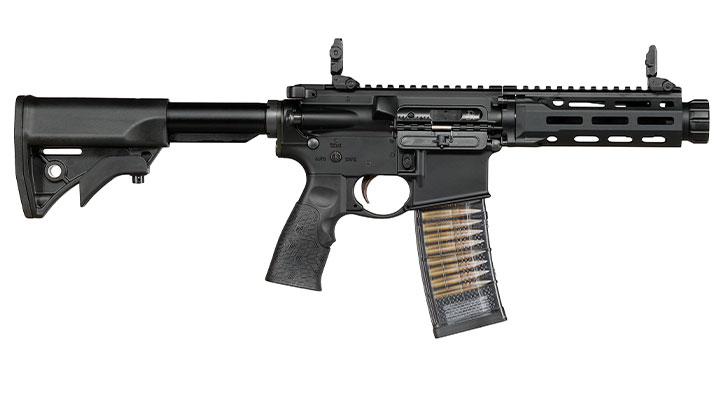 EMG / Cyma Daniel Defense DDM4 300BLK PDW Vollmetall CGS T8-System Gas-Blow-Back 6mm BB schwarz Bild 2