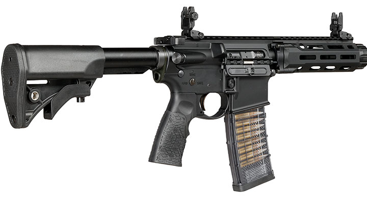 EMG / Cyma Daniel Defense DDM4 300BLK PDW Vollmetall CGS T8-System Gas-Blow-Back 6mm BB schwarz Bild 3