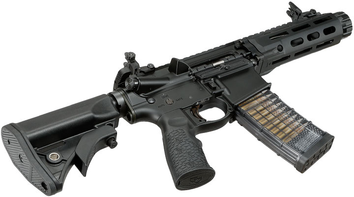 EMG / Cyma Daniel Defense DDM4 300BLK PDW Vollmetall CGS T8-System Gas-Blow-Back 6mm BB schwarz Bild 4