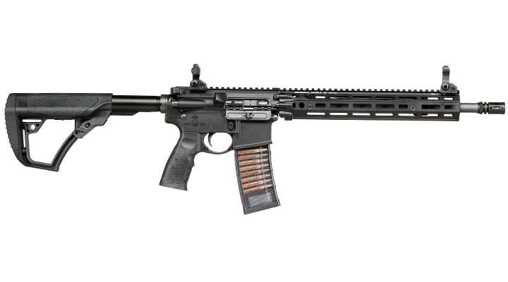EMG / Cyma Daniel Defense M4A1 RIII Carbine Vollmetall CGS T8-System Gas-Blow-Back 6mm BB schwarz Bild 2