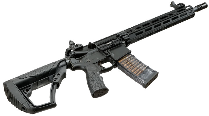 EMG / Cyma Daniel Defense M4A1 RIII Carbine Vollmetall CGS T8-System Gas-Blow-Back 6mm BB schwarz Bild 4