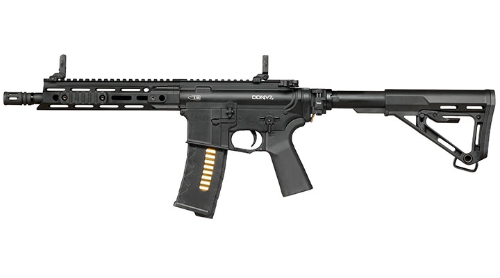 APS / EMG Daniel Defense DDM4 V7P Pistol Vollmetall GBox GBB 6mm BB schwarz Bild 1