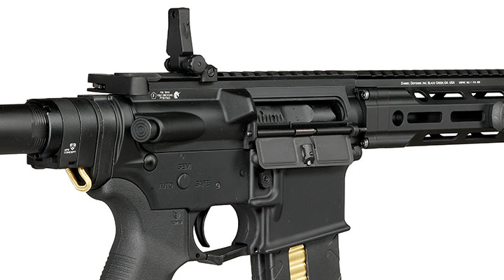 APS / EMG Daniel Defense DDM4 V7P Pistol Vollmetall GBox GBB 6mm BB schwarz Bild 9