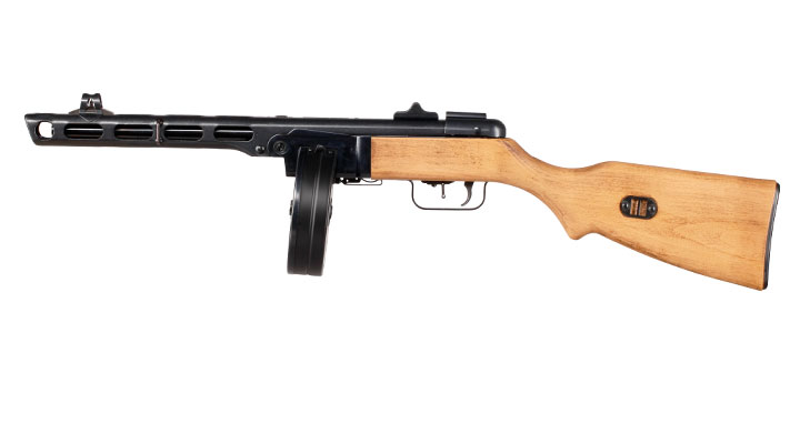 VFC PPSH-41 Vollmetall Echtholz Gas-Blow-Back 6mm BB schwarz Bild 1