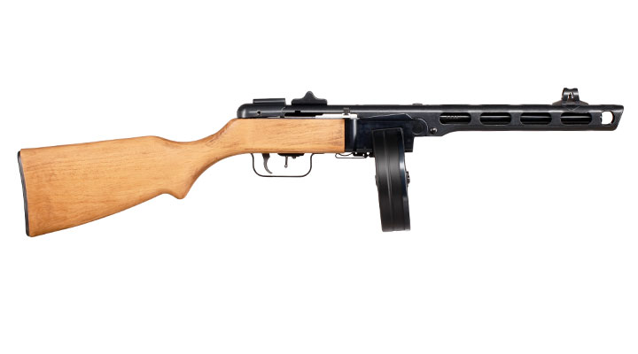 VFC PPSH-41 Vollmetall Echtholz Gas-Blow-Back 6mm BB schwarz Bild 2