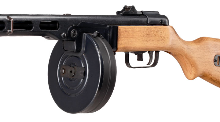 VFC PPSH-41 Vollmetall Echtholz Gas-Blow-Back 6mm BB schwarz Bild 6