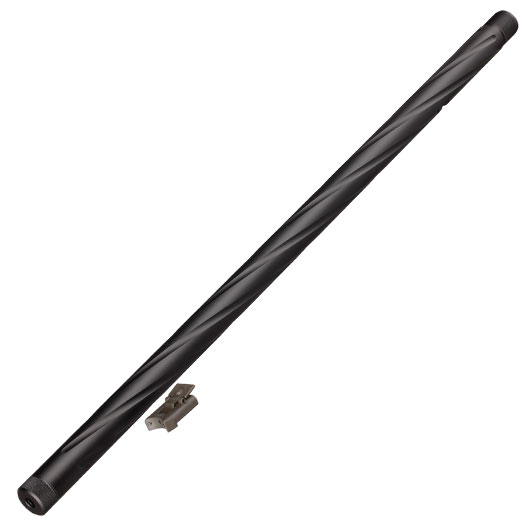 Action Army Aluminium Twisted Bull Barrel Auenlauf Set Long f. Maruzen Type 96 Gewehre schwarz