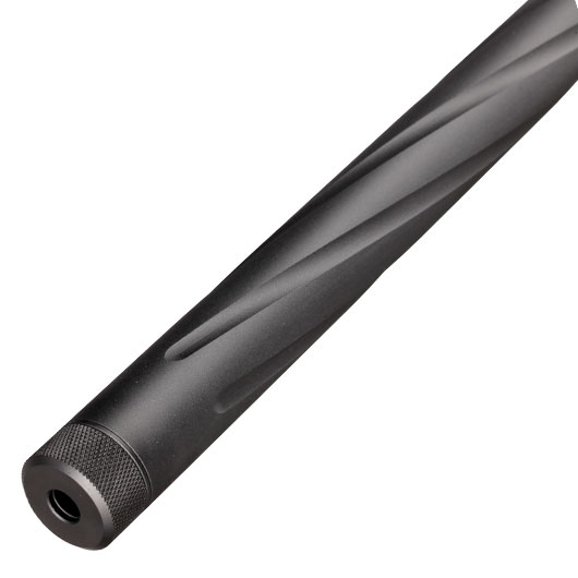 Action Army Aluminium Twisted Bull Barrel Auenlauf Set Short f. Maruzen Type 96 Gewehre schwarz Bild 5