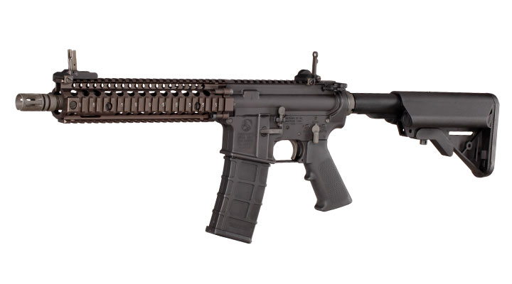 GHK Colt / Daniel Defense MK18 MOD1 Vollmetall Gas-Blow-Back 6mm BB Dualtone - Version 3