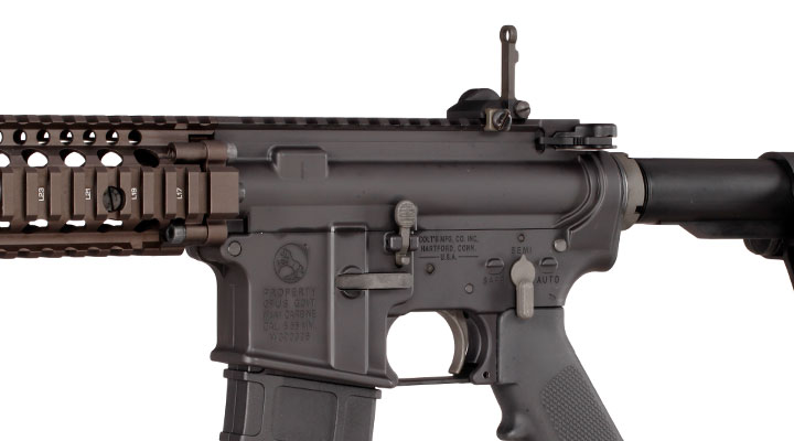 GHK Colt / Daniel Defense MK18 MOD1 Vollmetall Gas-Blow-Back 6mm BB Dualtone - Version 3 Bild 8