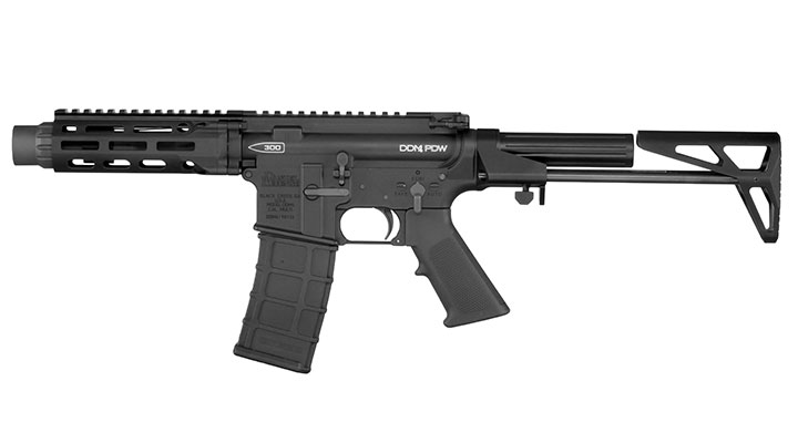 GHK Daniel Defense DDM4 300BLK PDW Vollmetall Gas-Blow-Back 6mm BB schwarz - Version 3 Bild 1