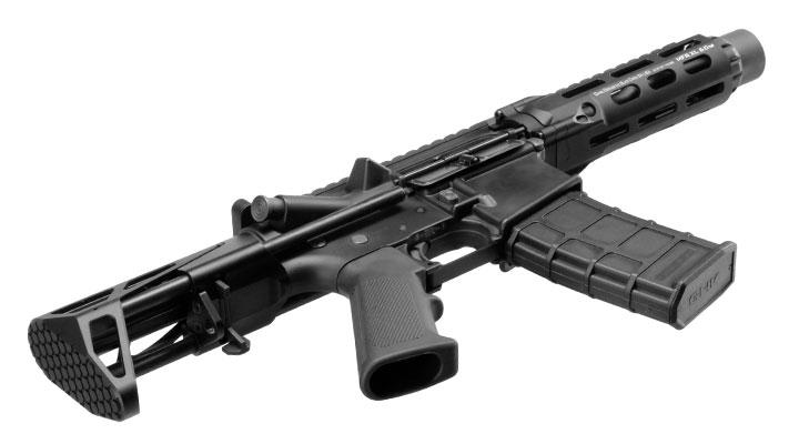 GHK Daniel Defense DDM4 300BLK PDW Vollmetall Gas-Blow-Back 6mm BB schwarz - Version 3 Bild 5
