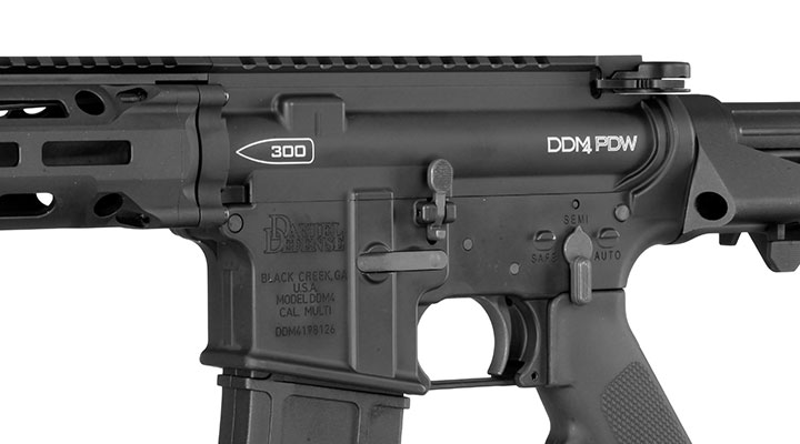 GHK Daniel Defense DDM4 300BLK PDW Vollmetall Gas-Blow-Back 6mm BB schwarz - Version 3 Bild 8