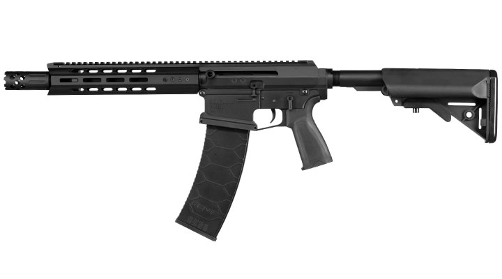 Double Bell / Genesis Arms Gen-12 Shotgun Professional Line Vollmetall S-AEG 6mm BB schwarz Bild 1