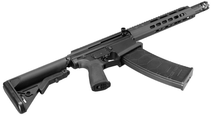 Double Bell / Genesis Arms Gen-12 Shotgun Professional Line Vollmetall S-AEG 6mm BB schwarz Bild 5