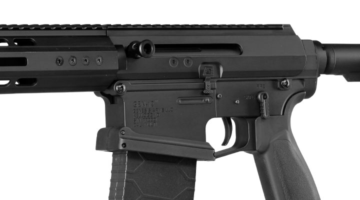 Double Bell / Genesis Arms Gen-12 Shotgun Professional Line Vollmetall S-AEG 6mm BB schwarz Bild 8