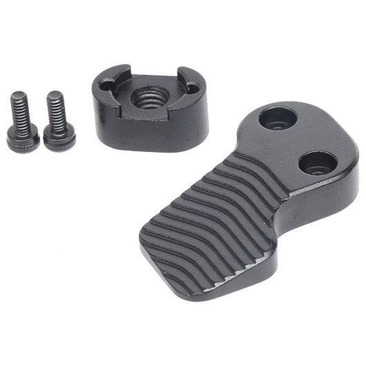 Crusader Aluminium Extended Magazin Release schwarz f. M4 / M16 S-AEG / AEG Gewehre
