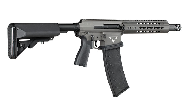 Double Bell / TTI / Genesis Arms JW4 Dracarys Gen-12 Shotgun Professional Line Vollmetall S-AEG 6mm BB grau Bild 4