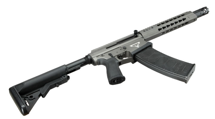 Double Bell / TTI / Genesis Arms JW4 Dracarys Gen-12 Shotgun Professional Line Vollmetall S-AEG 6mm BB grau Bild 6