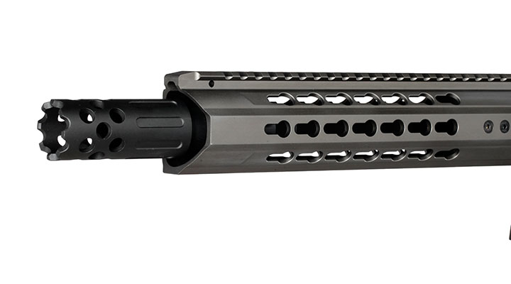 Double Bell / TTI / Genesis Arms JW4 Dracarys Gen-12 Shotgun Professional Line Vollmetall S-AEG 6mm BB grau Bild 7