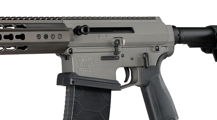 Double Bell / TTI / Genesis Arms JW4 Dracarys Gen-12 Shotgun Professional Line Vollmetall S-AEG 6mm BB grau Bild 8