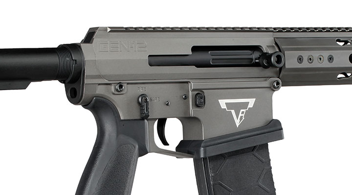 Double Bell / TTI / Genesis Arms JW4 Dracarys Gen-12 Shotgun Professional Line Vollmetall S-AEG 6mm BB grau Bild 9