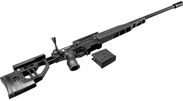 Bear Paw T-5000 M Vollmetall Bolt Action Snipergewehr Springer 6mm BB schwarz Bild 6
