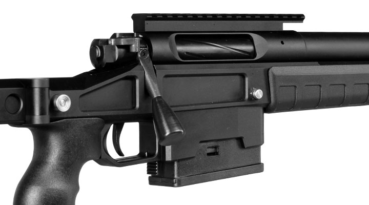 Bear Paw T-5000 M Vollmetall Bolt Action Snipergewehr Springer 6mm BB schwarz Bild 9