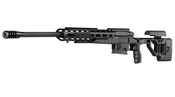 Bear Paw T-5000 M Tactical Vollmetall Bolt Action Snipergewehr Springer 6mm BB schwarz