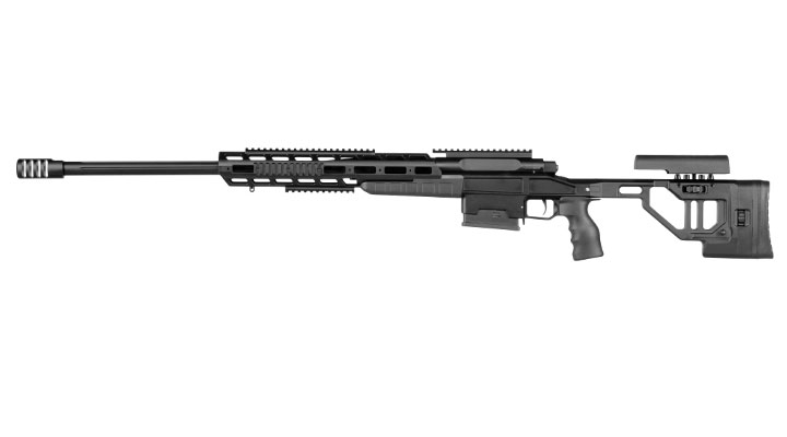 Bear Paw T-5000 M Tactical Vollmetall Bolt Action Snipergewehr Springer 6mm BB schwarz Bild 1