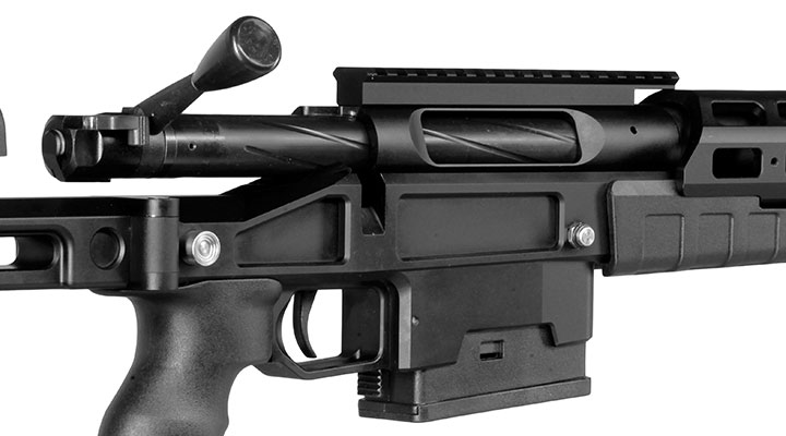 Bear Paw T-5000 M Tactical Vollmetall Bolt Action Snipergewehr Springer 6mm BB schwarz Bild 10