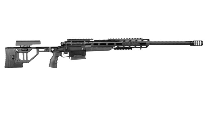 Bear Paw T-5000 M Tactical Vollmetall Bolt Action Snipergewehr Springer 6mm BB schwarz Bild 3