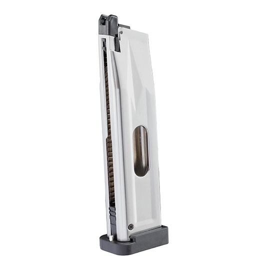ASG STI Pit Viper / Combat Master CO2BB Magazin 30 Schuss silber / schwarz - CO2 Version