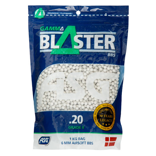 ASG Gamma Blaster Grade II BBs 0,20g 5.000er / 1kg Beutel weiss