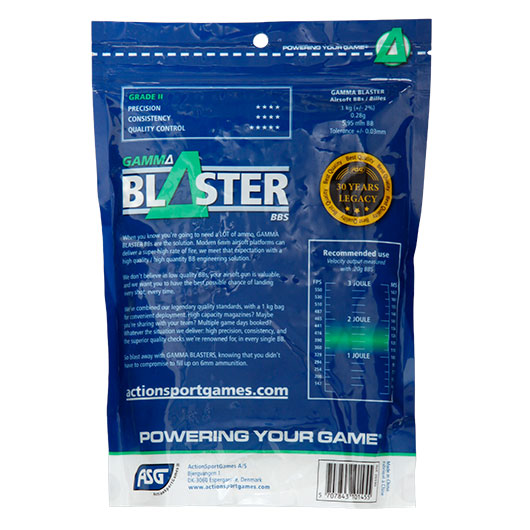 ASG Gamma Blaster Grade II BBs 0,28g 3.600er / 1kg Beutel weiss Bild 1