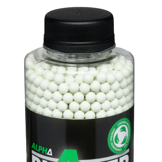 ASG Alpha Blaster BIO-PLA Tracer Grade IV Precision BBs 0,28g 3.300er Flasche grn Bild 3