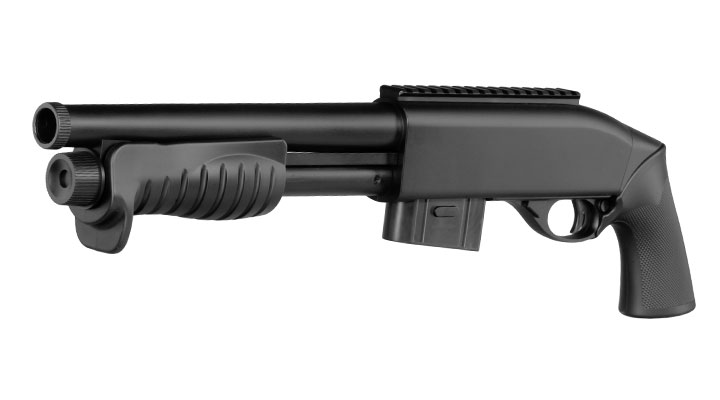 ASG M870-Style Tactical Shotgun Springer 6mm BB schwarz