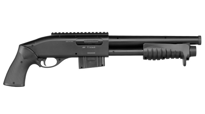 ASG M870-Style Tactical Shotgun Springer 6mm BB schwarz Bild 3