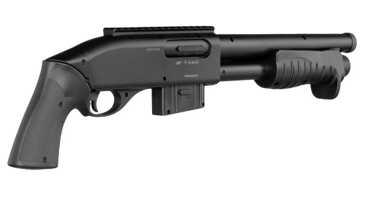 ASG M870-Style Tactical Shotgun Springer 6mm BB schwarz Bild 4