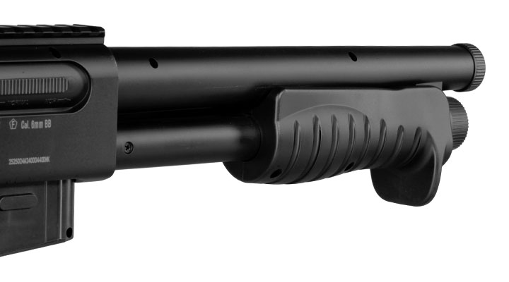 ASG M870-Style Tactical Shotgun Springer 6mm BB schwarz Bild 8
