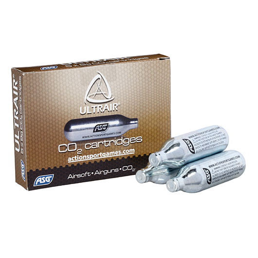 ASG Ultrair CO2 Kapseln 5 Stck je 8g